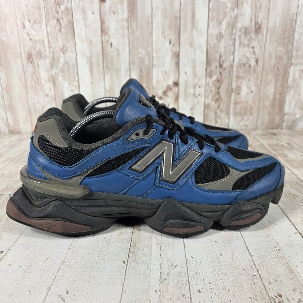 New Balance 9060 Blue Black Grey Men Lifestyle Sneakers U9060ECB Size 10.5